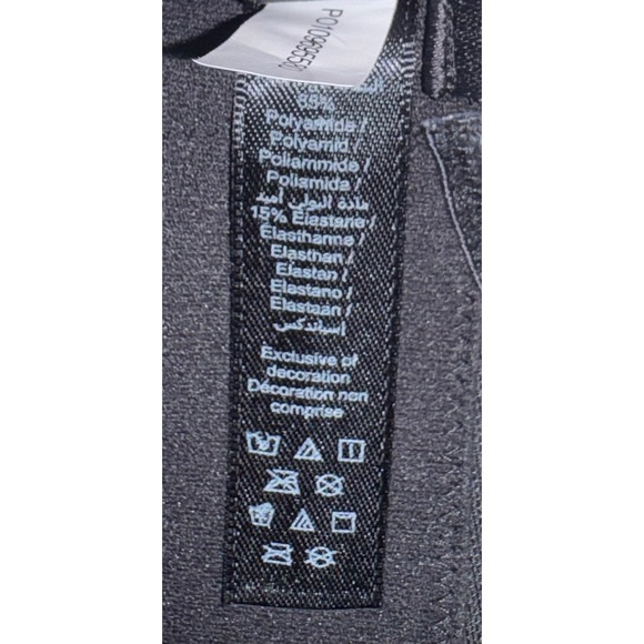 SKIMS Zoned Underwire Mid Thigh Bodysuit Onyx Black Shaping M - Picture 8 of 10